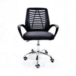 Silla de Oficina Excelente para Home Office con Altura, Respaldo con Soporte Lumbar